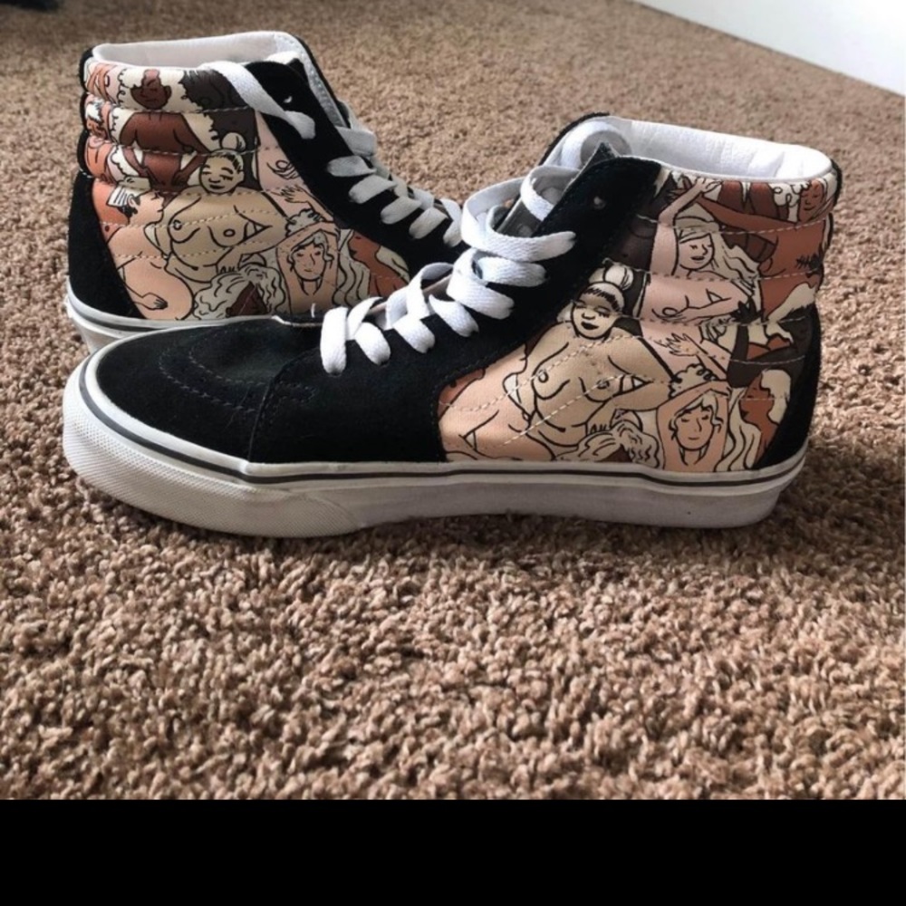 Vans Sk8-Hi Breast Cancer Awareness Women’s Multicolor Shoes - Women’s Size 8